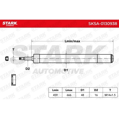 Amortyzator Stark SKSA-0130938 SKSA-0130938 - foto 3