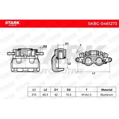 Zacisk Hamulcowy Stark SKBC-0461273 SKBC-0461273 - foto 6