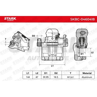 Zacisk Hamulcowy Stark SKBC-0460418 SKBC-0460418 - foto 6