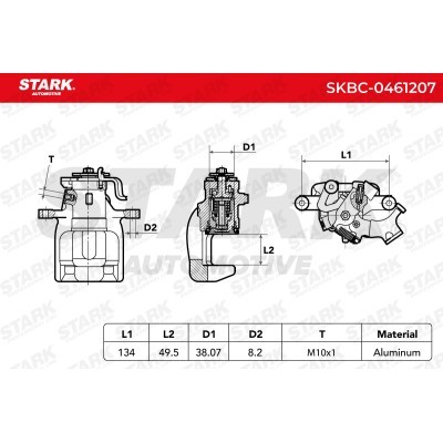 Zacisk Hamulcowy Stark SKBC-0461207 SKBC-0461207 - foto 5