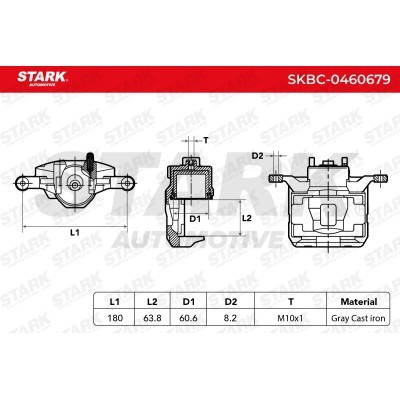 Zacisk Hamulcowy Stark SKBC-0460679 SKBC-0460679 - foto 6