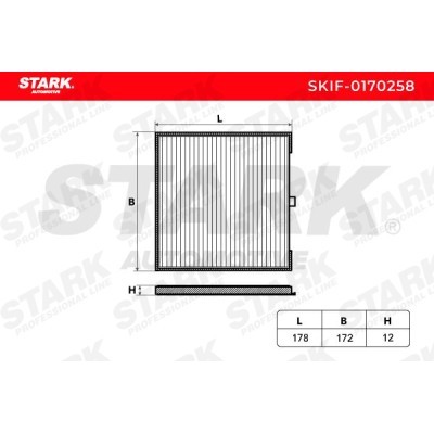 Filtr Kabinowy Stark SKIF-0170258 SKIF-0170258 - foto 5