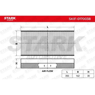 Filtr Kabinowy Stark SKIF-0170038 SKIF-0170038 - foto 3