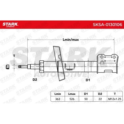 Amortyzator Stark SKSA-0130106 SKSA-0130106 - foto 4