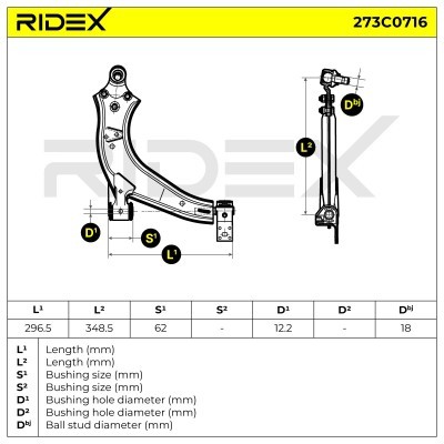 Wahacz RIDEX 273C0716 273C0716 - foto 5