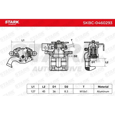 Zacisk Hamulcowy Stark SKBC-0460293 SKBC-0460293 - foto 4