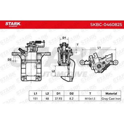Zacisk Hamulcowy Stark SKBC-0460825 SKBC-0460825 - foto 5