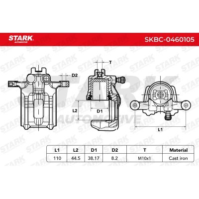 Zacisk Hamulcowy Stark SKBC-0460105 SKBC-0460105 - foto 3