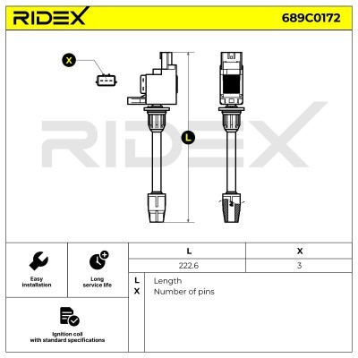 Cewka Zapłonowa RIDEX 689C0172 689C0172 - foto 5