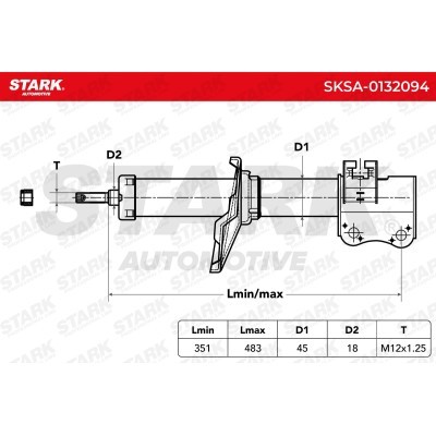 Amortyzator Stark SKSA-0132094 SKSA-0132094 - foto 9