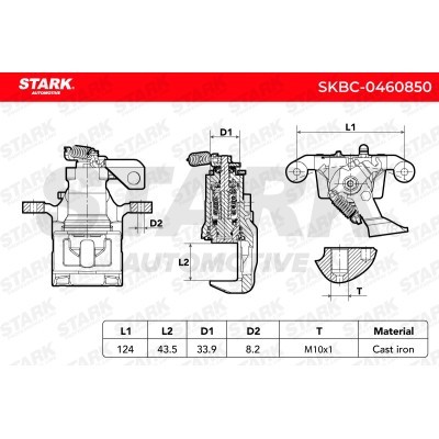 Zacisk Hamulcowy Stark SKBC-0460850 SKBC-0460850 - foto 6