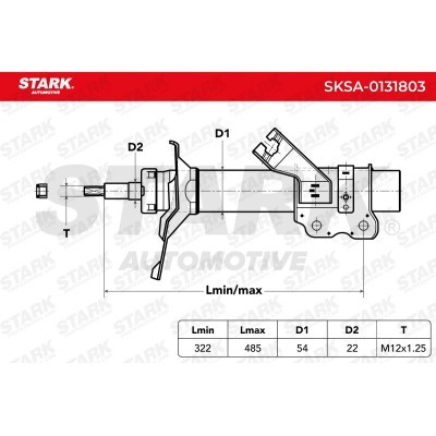Amortyzator Stark SKSA-0131803 SKSA-0131803 - foto 3