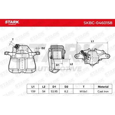 Zacisk Hamulcowy Stark SKBC-0460158 SKBC-0460158 - foto 5