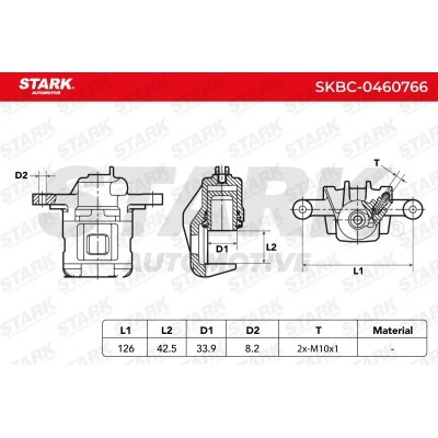Zacisk Hamulcowy Stark SKBC-0460766 SKBC-0460766 - foto 6