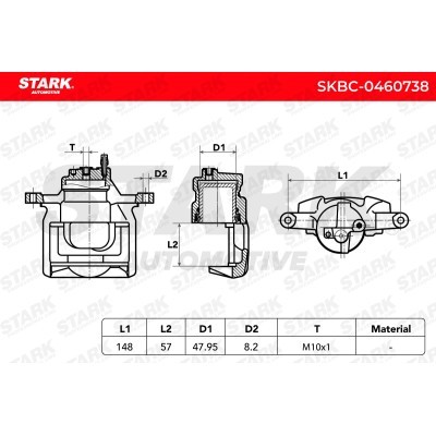 Zacisk Hamulcowy Stark SKBC-0460738 SKBC-0460738 - foto 3
