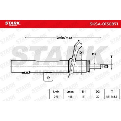 Amortyzator Stark SKSA-0130871 SKSA-0130871 - foto 3