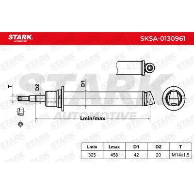 Amortyzator Stark SKSA-0130961 SKSA-0130961 - foto 4