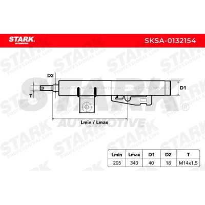 Amortyzator Stark SKSA-0132154 SKSA-0132154 - foto 10