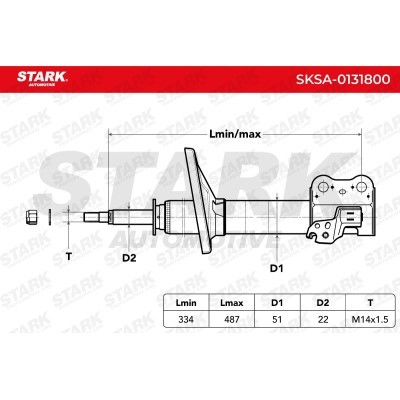 Amortyzator Stark SKSA-0131800 SKSA-0131800 - foto 3