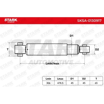 Amortyzator Stark SKSA-0130917 SKSA-0130917 - foto 3