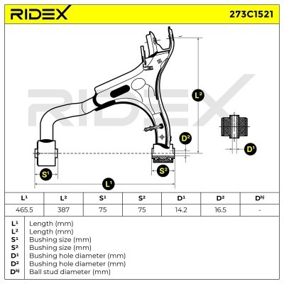 Wahacz RIDEX 273C1521 273C1521 - foto 8