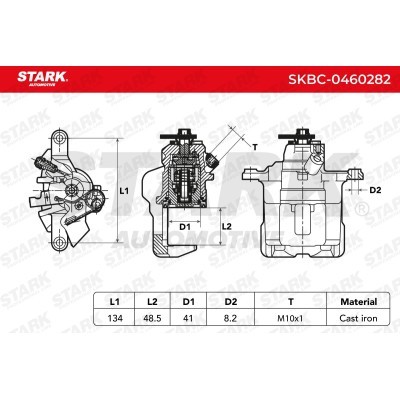 Zacisk Hamulcowy Stark SKBC-0460282 SKBC-0460282 - foto 5