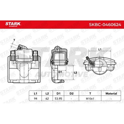 Zacisk Hamulcowy Stark SKBC-0460624 SKBC-0460624 - foto 5