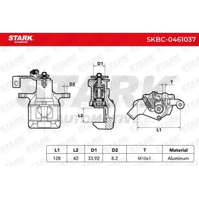 Zacisk Hamulcowy Stark SKBC-0461037 SKBC-0461037 - foto 6