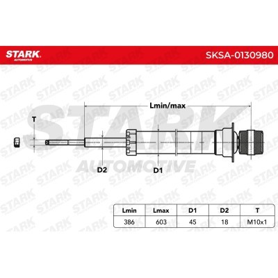 Amortyzator Stark SKSA-0130980 SKSA-0130980 - foto 2