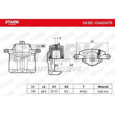 Zacisk Hamulcowy Stark SKBC-0460479 SKBC-0460479 - foto 6