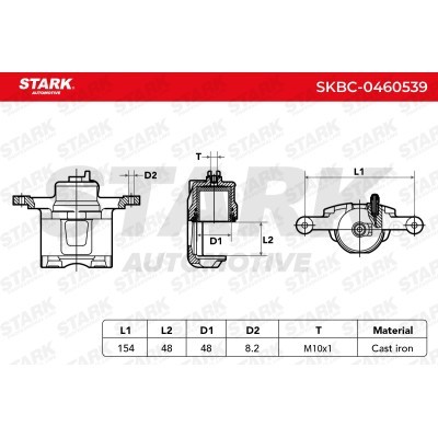 Zacisk Hamulcowy Stark SKBC-0460539 SKBC-0460539 - foto 5