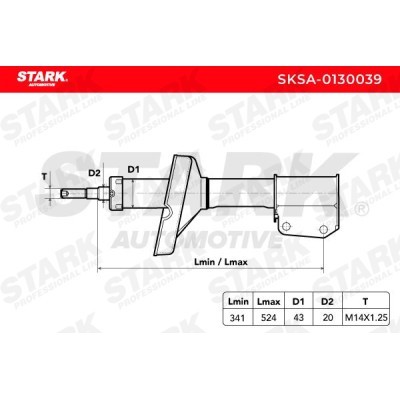 Amortyzator Stark SKSA-0130039 SKSA-0130039 - foto 3
