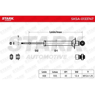 Amortyzator Stark SKSA-0133747 SKSA-0133747 - foto 7