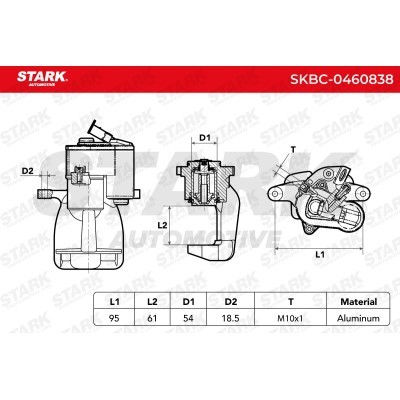 Zacisk Hamulcowy Stark SKBC-0460838 SKBC-0460838 - foto 6