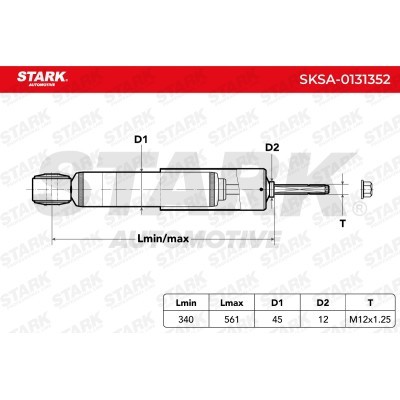 Amortyzator Stark SKSA-0131352 SKSA-0131352 - foto 3