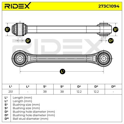 Wahacz RIDEX 273C1094 273C1094 - foto 5