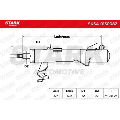 Amortyzator Stark SKSA-0130082 SKSA-0130082 - foto 3
