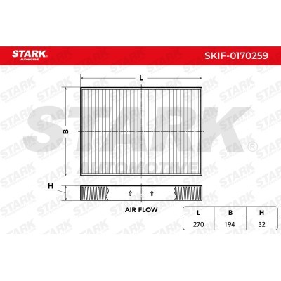 Filtr Kabinowy Stark SKIF-0170259 SKIF-0170259 - foto 2