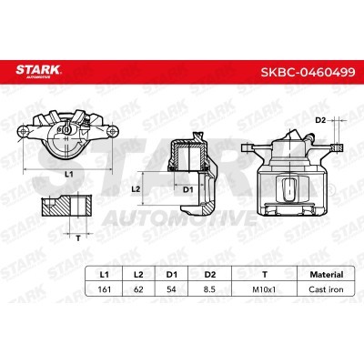 Zacisk Hamulcowy Stark SKBC-0460499 SKBC-0460499 - foto 3