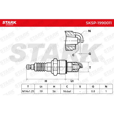 Świeca Zapłonowa Stark SKSP-1990011 SKSP-1990011 - foto 6