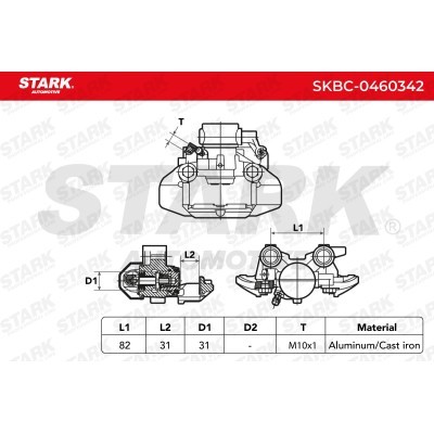 Zacisk Hamulcowy Stark SKBC-0460342 SKBC-0460342 - foto 6