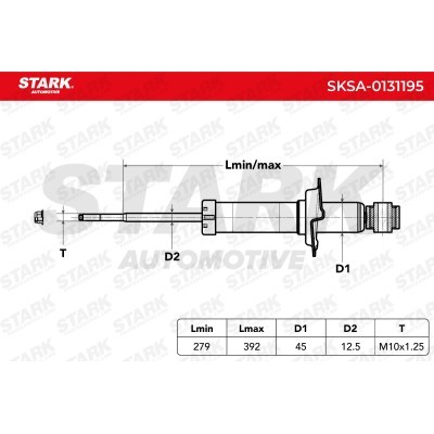 Amortyzator Stark SKSA-0131195 SKSA-0131195 - foto 3
