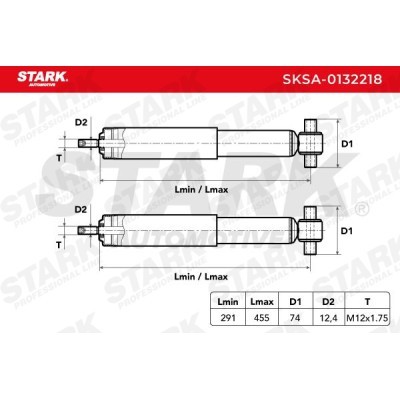 Amortyzator Stark SKSA-0132218 SKSA-0132218 - foto 3