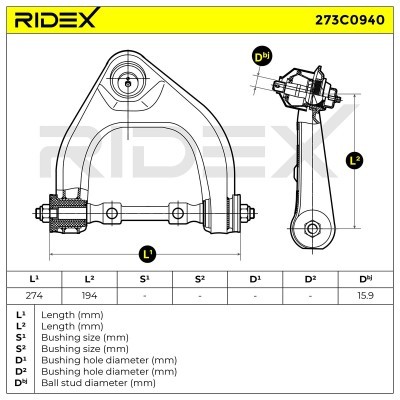 Wahacz RIDEX 273C0940 273C0940 - foto 7