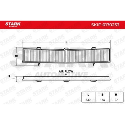 Filtr Kabinowy Stark SKIF-0170233 SKIF-0170233 - foto 3