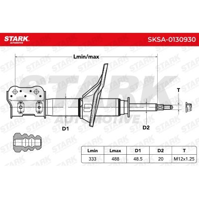 Amortyzator Stark SKSA-0130930 SKSA-0130930 - foto 3
