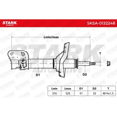 Amortyzator Stark SKSA-0132248 SKSA-0132248 - foto 5
