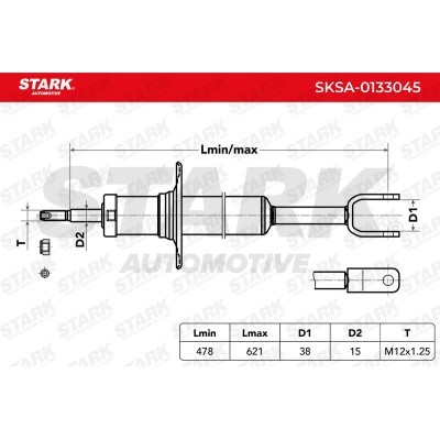 Amortyzator Stark SKSA-0133045 SKSA-0133045 - foto 4