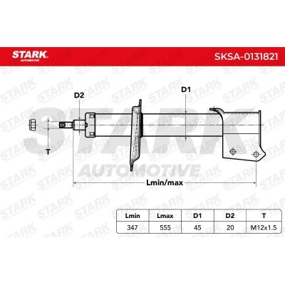 Amortyzator Stark SKSA-0131821 SKSA-0131821 - foto 3