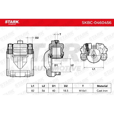 Zacisk Hamulcowy Stark SKBC-0460456 SKBC-0460456 - foto 6